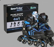 Zestaw 4w1 Rolki Wrotki Łyżwy dla dzieci