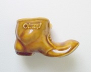 prl ceramika Tułowice, prl bucik ceramiczna figurka buta Otmęt