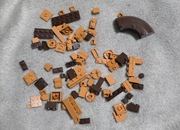 Klocki Lego Mix Brązowe; Nougat & Dark Brown (60G)