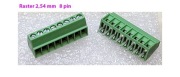 Do montażu PCB zacisk śrubowy 8 PIN raster 2,54 mm