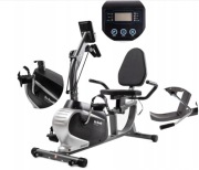 Rower treningowy poziomy, magnetyczny stacjonarny Be-Ready (nogi+ręce)