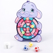 Rzutki dla dzieci – słonik + 3 piłeczki (rzepy) 