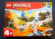 LEGO Ninjago 71798 - Nya i Arin - bitwa na grzbiecie małego smoka