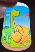 DINO Lampka dziecięca LED z latarką 3 x AAA