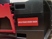 Walizka, skrzynka Milwaukee M18 FSAG125XB-502X flex, szlifierka kątowa 