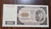Banknot 500 złotych 1948r