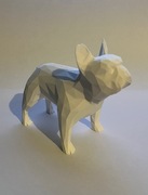 Buldog Francuski figurka 3D