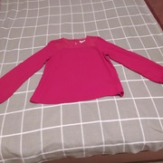 Elegancka bluzka czerwona koronka CUBUS rozm. 146