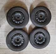 Używane letnie opony z felgami 165/70 R14 4 sztuki