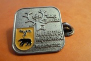 Węgrów Hubertus 2012 Okręg Siedlce Herb pin przypinka 