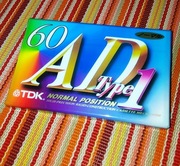 TDK AD 1 60 min. Japońskie wydanie. 1szt.