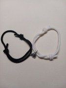 Zestaw bransoletki dla par z magnetycznym sercem - walentynki, ur.