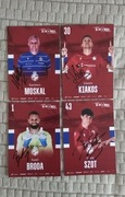 autografy Wisła Kraków różne sezony