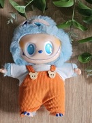 Ubranko dla lalki - ogrodniczki + bluzeczka