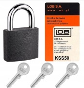 Kłódki żeliwne LOB KSS50 