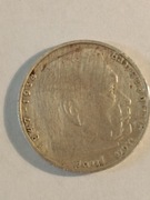 Niemcy Hindenburg III Rzesza 2 marek Ag.1936r.A.sebbro