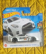 Hot Wheels LB Silhouette Works GT Nissan 35GT biały mała karta
