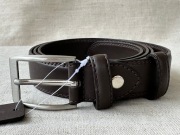 Pasek męski brązowy PL100, 105/42L