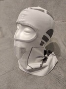 Kominiarka z dzianiny rozmiar uniwersalny pod kask biała szara