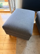 Podnóżek Ikea Vimle gunnared srednioszary