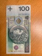 banknot 100zł seria JJ