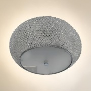 Żyrandol ze szklanych kryształów lux 40 x 22