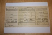   Dowód wpłaty PKO  Ruch 1966r Warszawa Wronia