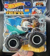 Duck n' roll monster truck hot wheels biała kaczka 