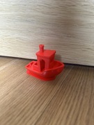 Brelok Łódka Czerwony