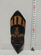Maska Afrykańska Mała Ręcznie Rzeźbiona