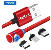 Przewód ładujący USB red wymienne końcówki 1m