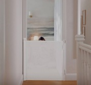 Bramka/ roleta na schody Nowa biała!