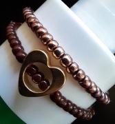 Zestaw nowych pierścionków amore mocca cappuccino 