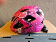 Kask rowerowy dziecięcy Romet 509 różowy. Rozmiar L (56-58)