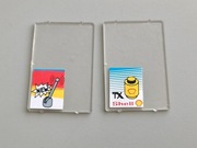 Elementy Lego 2494pb17 i 2494pb18 do Lego 6378 Shell Gas Station