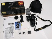 Nikon D3100 z obiektywem 18-55 VR (przebieg 7200 zdjęć)