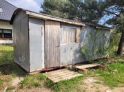 Barak budowalny na działkę 