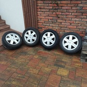 Opony zimowe felgi aluminiowe 4x100 r16 215 55 