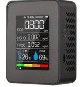 Czujnik jakości powietrza smogu co2 detektor hcho tester tvoc temp