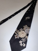 LEONARD PARIS jedwabny krawat UNIKAT nr 71102