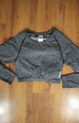Bluza Gymshark r. L top sportowy szary damski