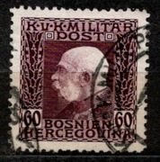 OA Bośni  Mi 78 kas. Cesarz Franz Joseph I