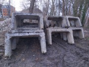 Przepusty drogowe kształt C 170x105x50 cm / Koryta betonowe
