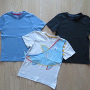 5.10.15 Lupilu_3x bluzka t-shirt_110/116 