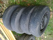 Koła, opony ( głównie letnie) felgi, kołpaki 155/80 R13  