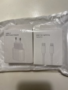 Ładowarka sieciowa Apple Lightning,USB typ C 