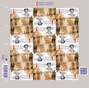 Polska Arkusz 5360 Armia Andersa  2023  tete beche