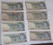 Banknoty prl obiegowe
