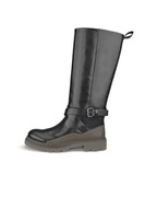 damskie skórzane sztyblety/chelsea boots ECCO NRL Granier W, black, EU 40