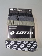 Lotto Zestaw 3-Pak 3 Kolory Bokserki Męskie Duże Logo Rozmiar XL